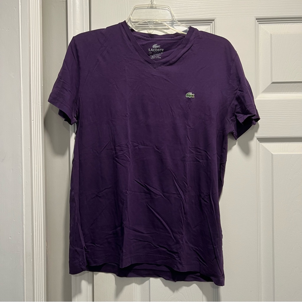 Lacoste Purple TShirt Lacoste Purple TShirt